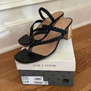 Sun and Stone block heeled sandals